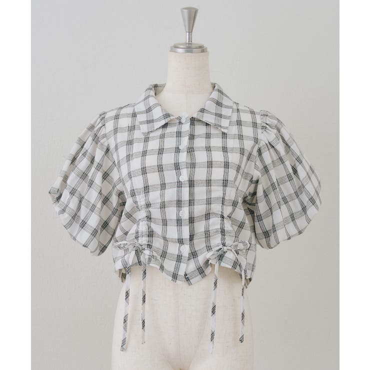 バルーン袖ドロスト短丈ブラウス | RMAF　NICE CLAUP / OLIVE des OLIVE | 詳細画像27 