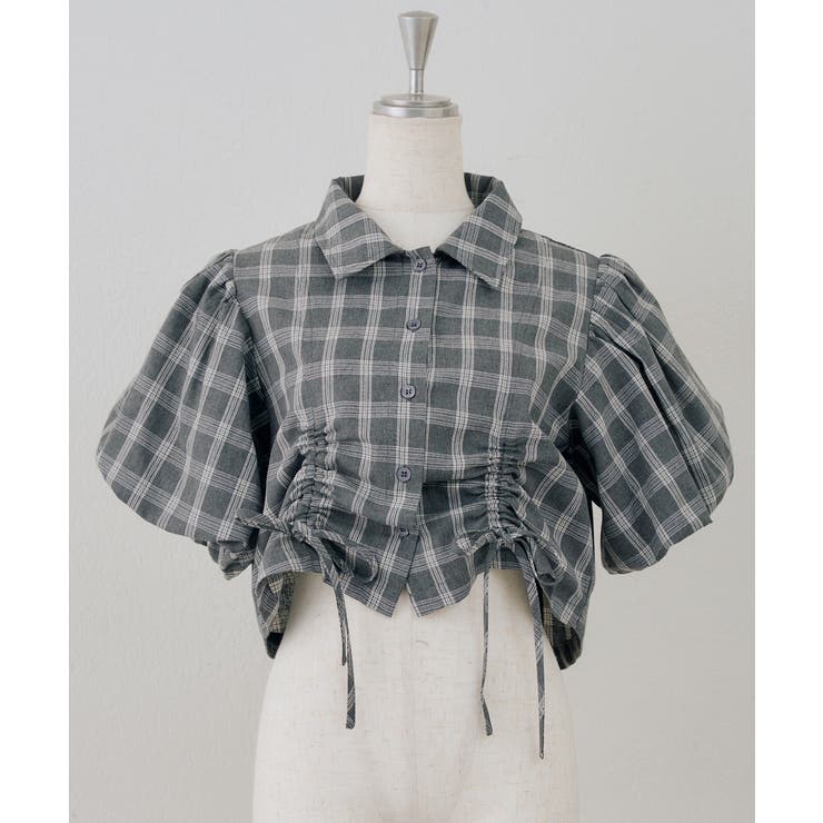 バルーン袖ドロスト短丈ブラウス | RMAF　NICE CLAUP / OLIVE des OLIVE | 詳細画像30 