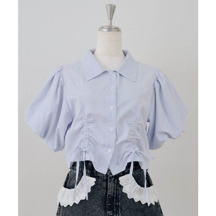 バルーン袖ドロスト短丈ブラウス | RMAF　NICE CLAUP / OLIVE des OLIVE | 詳細画像31 