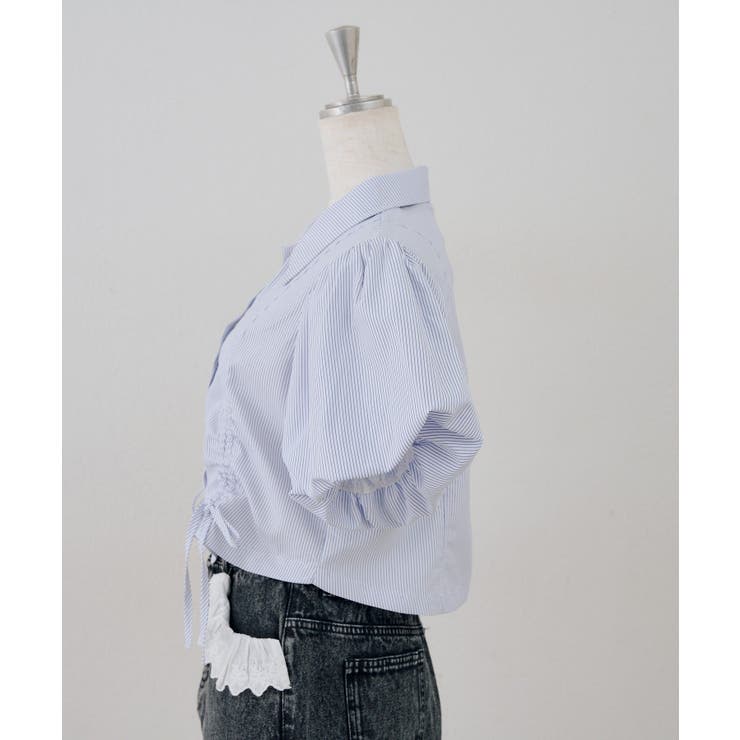 バルーン袖ドロスト短丈ブラウス | RMAF　NICE CLAUP / OLIVE des OLIVE | 詳細画像32 