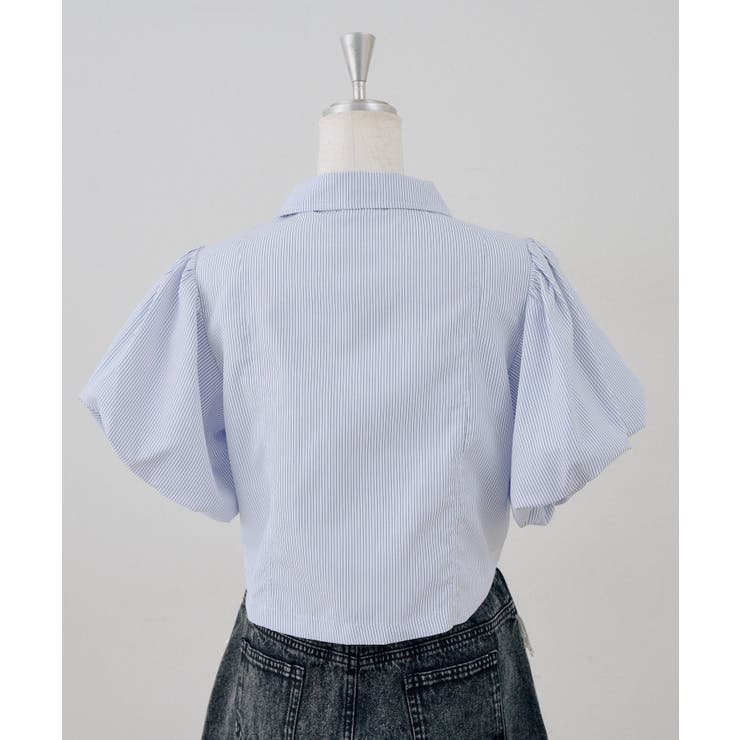 バルーン袖ドロスト短丈ブラウス | RMAF　NICE CLAUP / OLIVE des OLIVE | 詳細画像33 