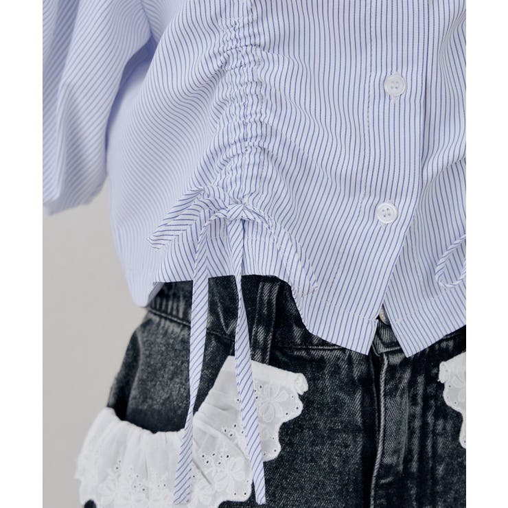 バルーン袖ドロスト短丈ブラウス | RMAF　NICE CLAUP / OLIVE des OLIVE | 詳細画像35 