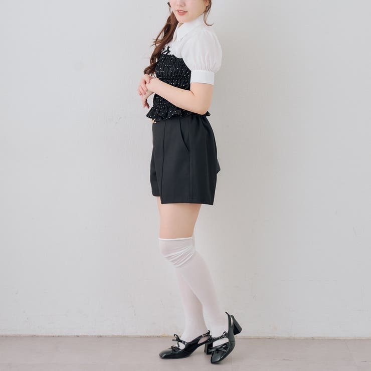 前開きシャーリングフリルブラウス | RMAF　NICE CLAUP / OLIVE des OLIVE | 詳細画像10 