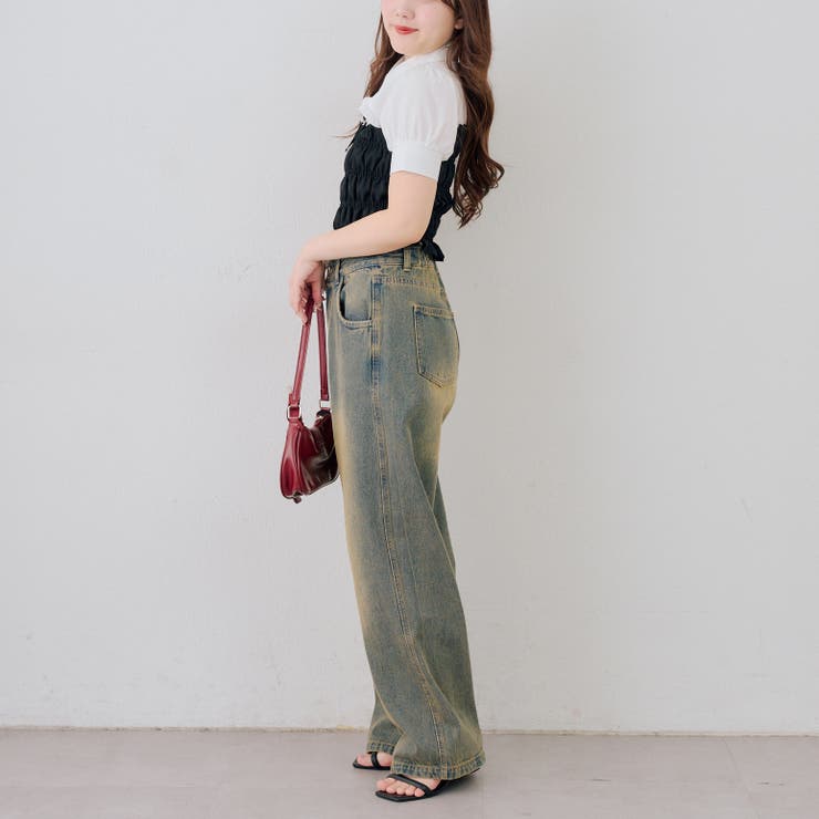 前開きシャーリングフリルブラウス | RMAF　NICE CLAUP / OLIVE des OLIVE | 詳細画像19 