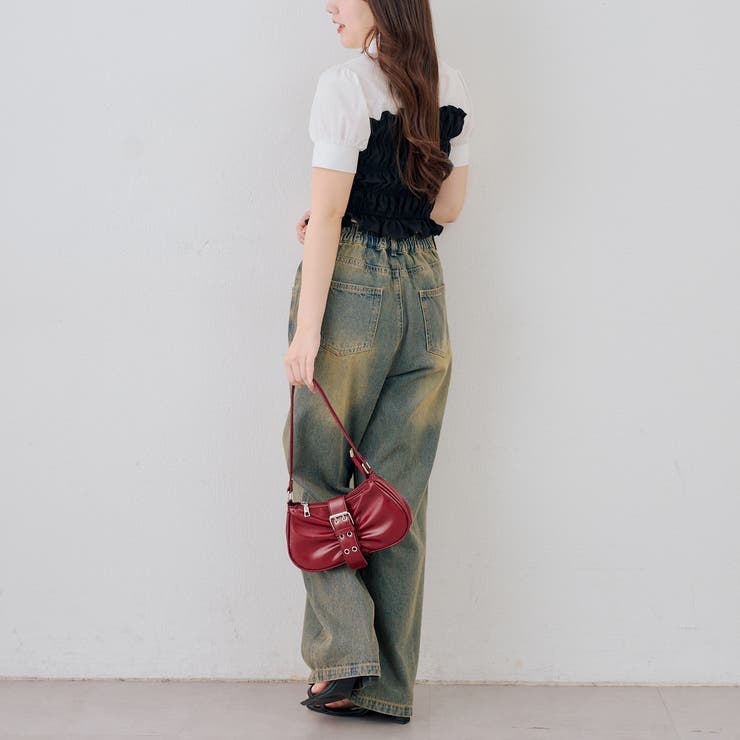 前開きシャーリングフリルブラウス | RMAF　NICE CLAUP / OLIVE des OLIVE | 詳細画像20 