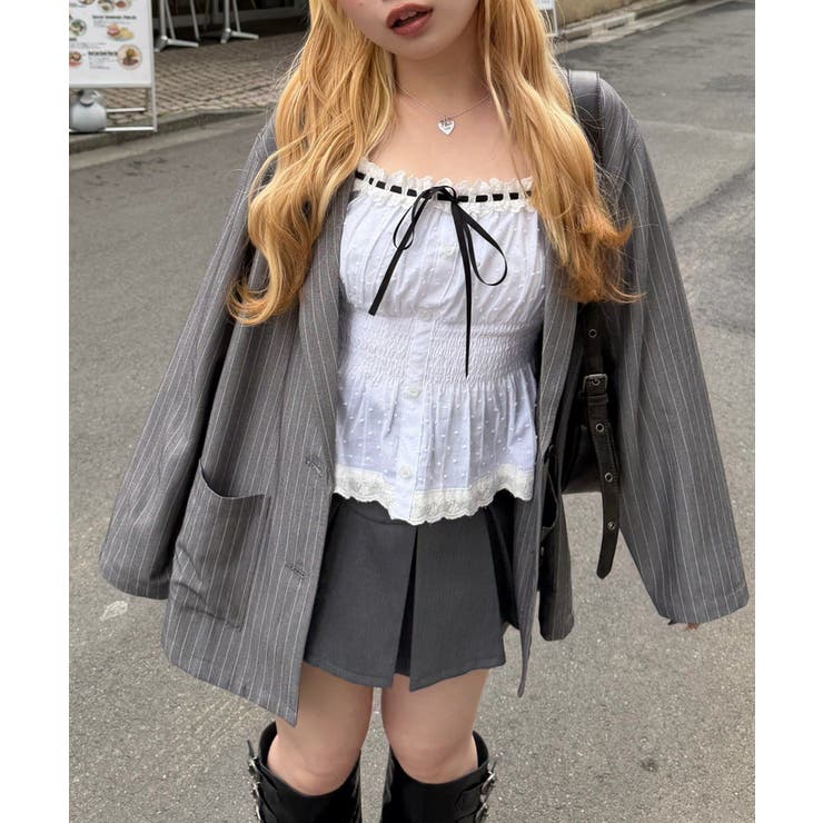 肩リボンキャミブラウス | RMAF　NICE CLAUP / OLIVE des OLIVE | 詳細画像11 