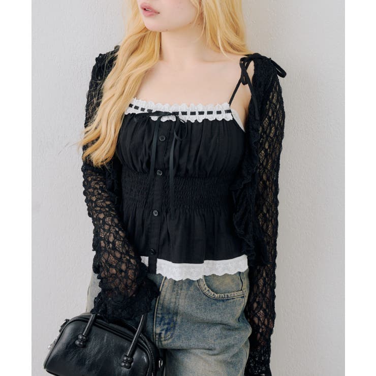 肩リボンキャミブラウス | RMAF　NICE CLAUP / OLIVE des OLIVE | 詳細画像2 