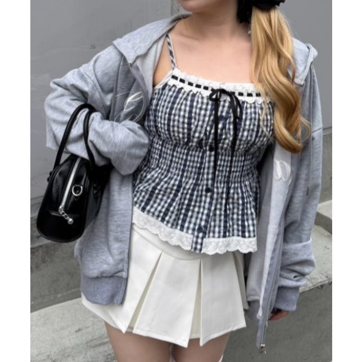 ブルー系 | 肩リボンキャミブラウス | RMAF　NICE CLAUP / OLIVE des OLIVE