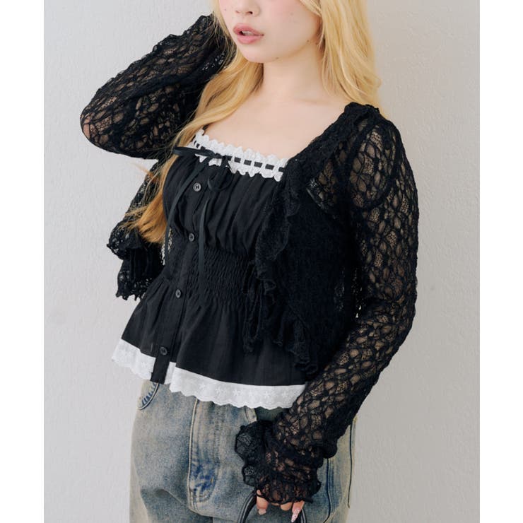 肩リボンキャミブラウス | RMAF　NICE CLAUP / OLIVE des OLIVE | 詳細画像5 