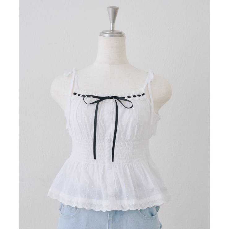 肩リボンキャミブラウス | RMAF　NICE CLAUP / OLIVE des OLIVE | 詳細画像23 