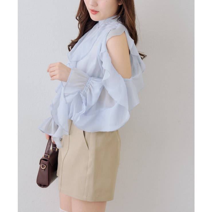 ラッフルフリフリブラウス | RMAF　NICE CLAUP / OLIVE des OLIVE | 詳細画像7 