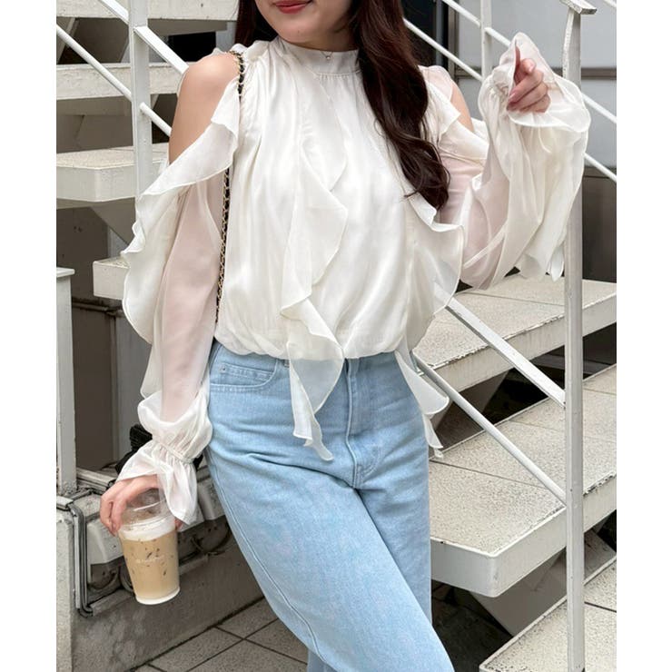 ラッフルフリフリブラウス | RMAF　NICE CLAUP / OLIVE des OLIVE | 詳細画像14 