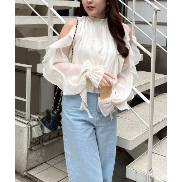 ラッフルフリフリブラウス | RMAF　NICE CLAUP / OLIVE des OLIVE | 詳細画像18 