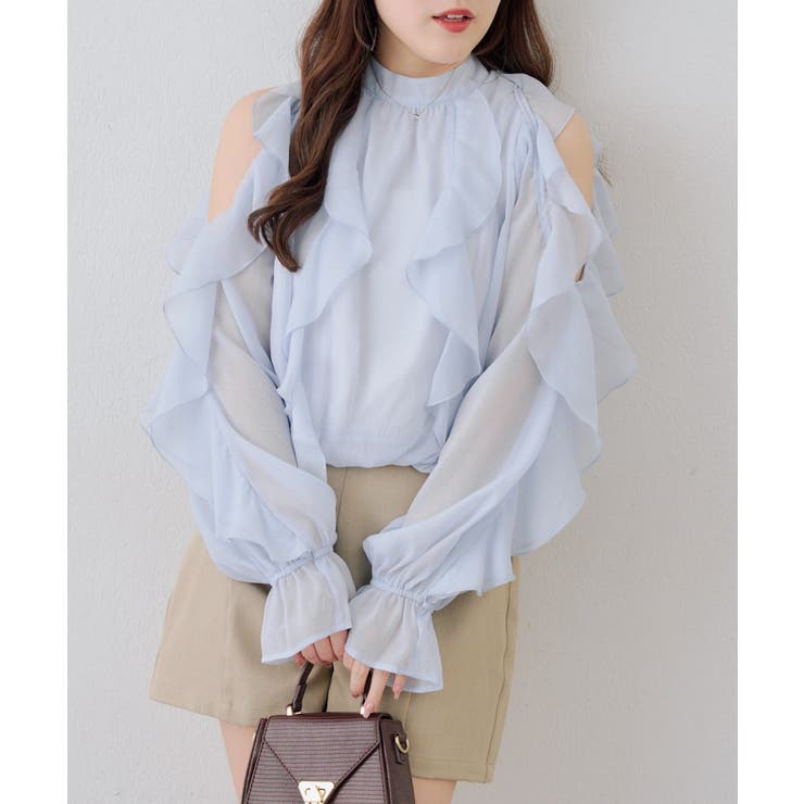 ラッフルフリフリブラウス | RMAF　NICE CLAUP / OLIVE des OLIVE | 詳細画像4 