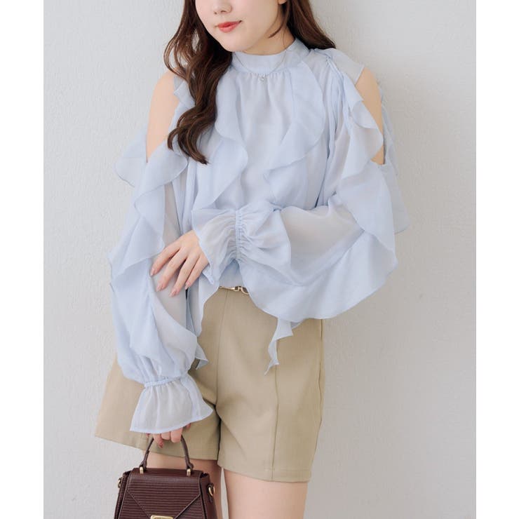 ラッフルフリフリブラウス | RMAF　NICE CLAUP / OLIVE des OLIVE | 詳細画像5 