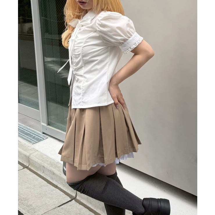 胸ギャザーリボンタイブラウス | RMAF　NICE CLAUP / OLIVE des OLIVE | 詳細画像11 