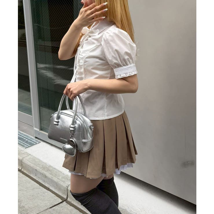 胸ギャザーリボンタイブラウス | RMAF　NICE CLAUP / OLIVE des OLIVE | 詳細画像12 