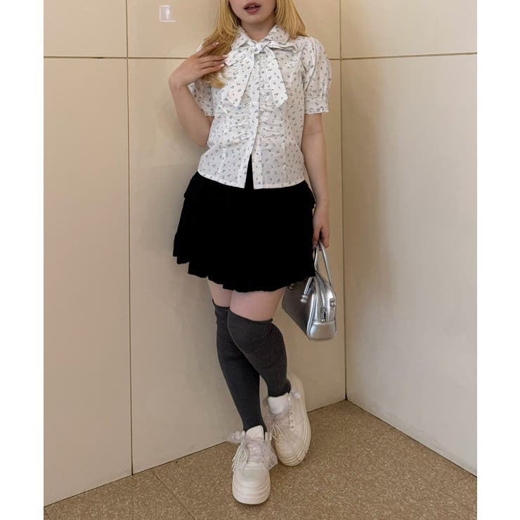 胸ギャザーリボンタイブラウス | RMAF　NICE CLAUP / OLIVE des OLIVE | 詳細画像23 