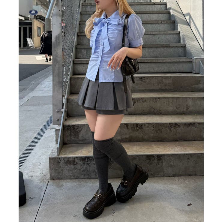 胸ギャザーリボンタイブラウス | RMAF　NICE CLAUP / OLIVE des OLIVE | 詳細画像27 