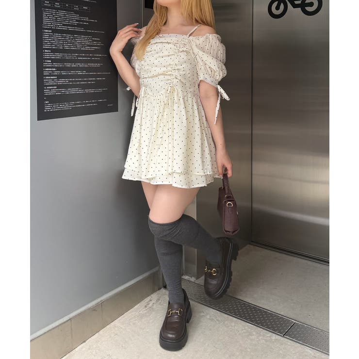 ドロストリボンチュニック | RMAF　NICE CLAUP / OLIVE des OLIVE | 詳細画像8 