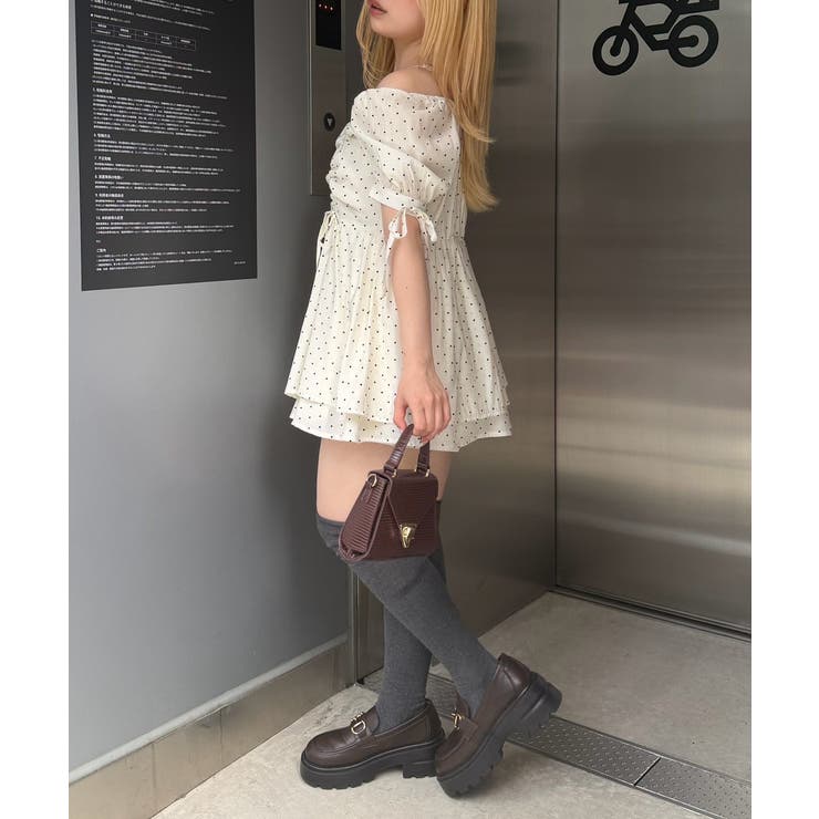 ドロストリボンチュニック | RMAF　NICE CLAUP / OLIVE des OLIVE | 詳細画像9 