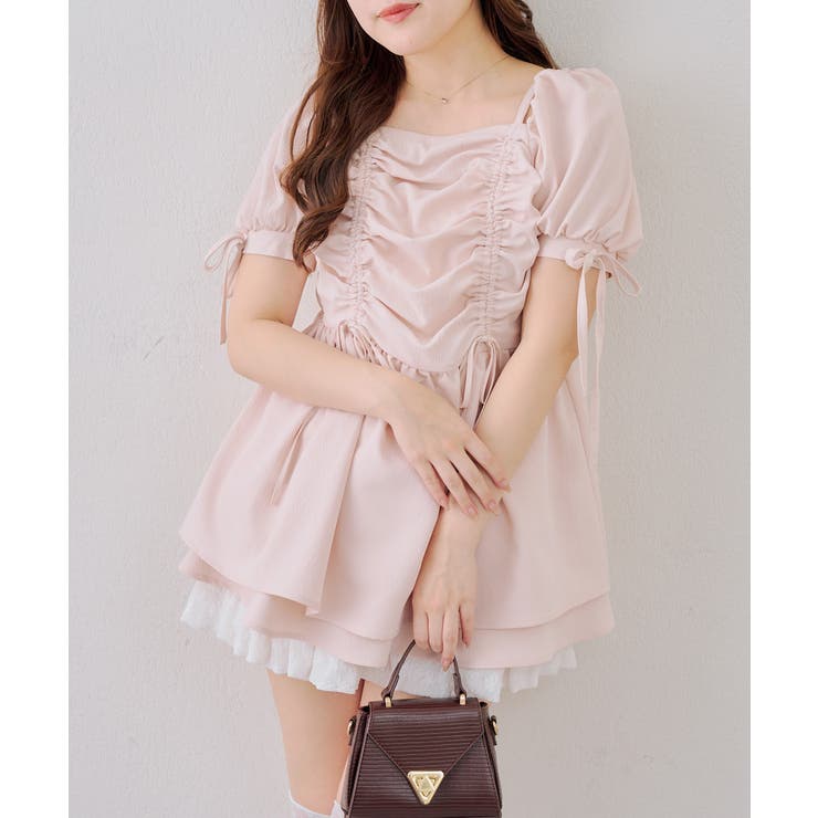 ドロストリボンチュニック | RMAF　NICE CLAUP / OLIVE des OLIVE | 詳細画像11 