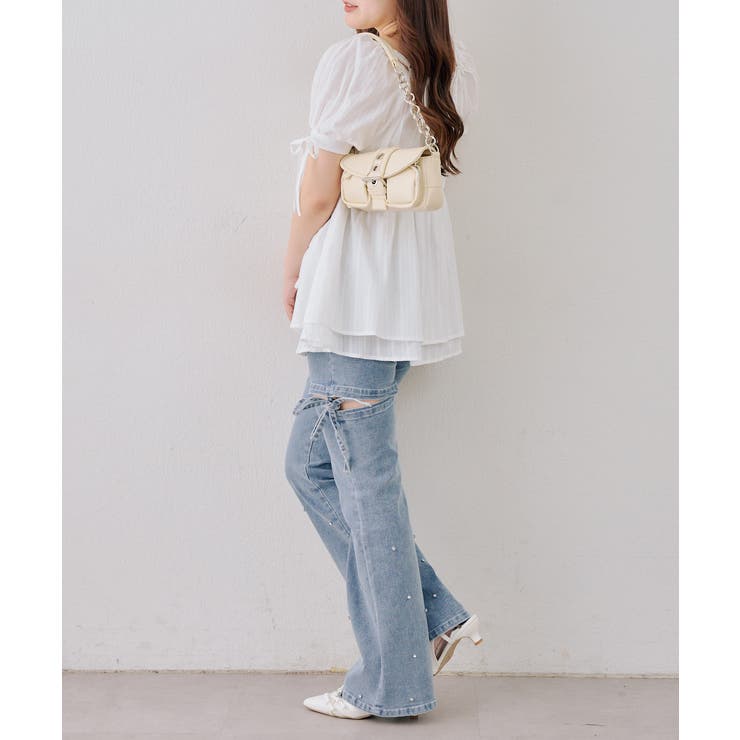 ドロストリボンチュニック | RMAF　NICE CLAUP / OLIVE des OLIVE | 詳細画像24 