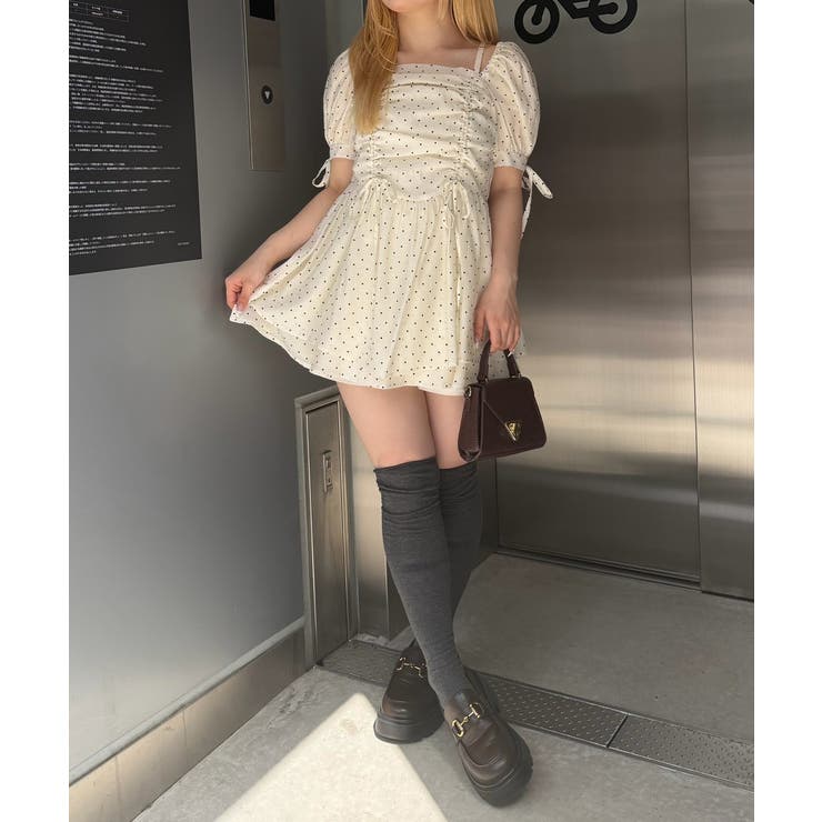 ドロストリボンチュニック | RMAF　NICE CLAUP / OLIVE des OLIVE | 詳細画像4 