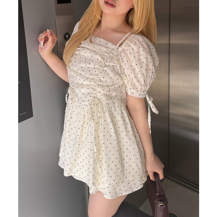 ドット | ドロストリボンチュニック | RMAF　NICE CLAUP / OLIVE des OLIVE