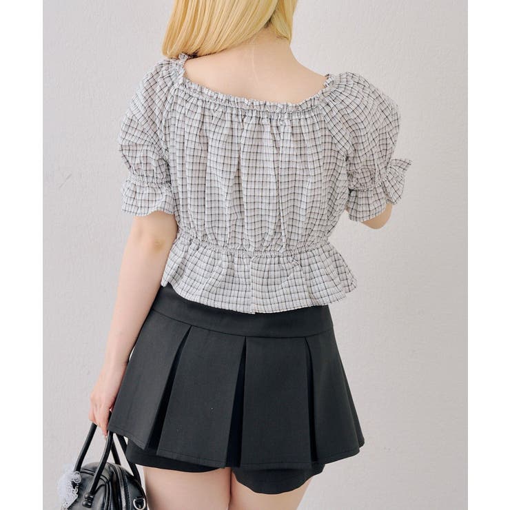 【5色展開】オフショルでも着れる レースビッグリボンブラウス | RMAF　NICE CLAUP / OLIVE des OLIVE | 詳細画像20 