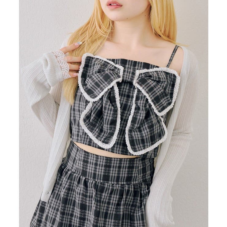 セットアップ対応】ビッグリボンキャミ[品番：OLOW0018206]｜RMAF NICE