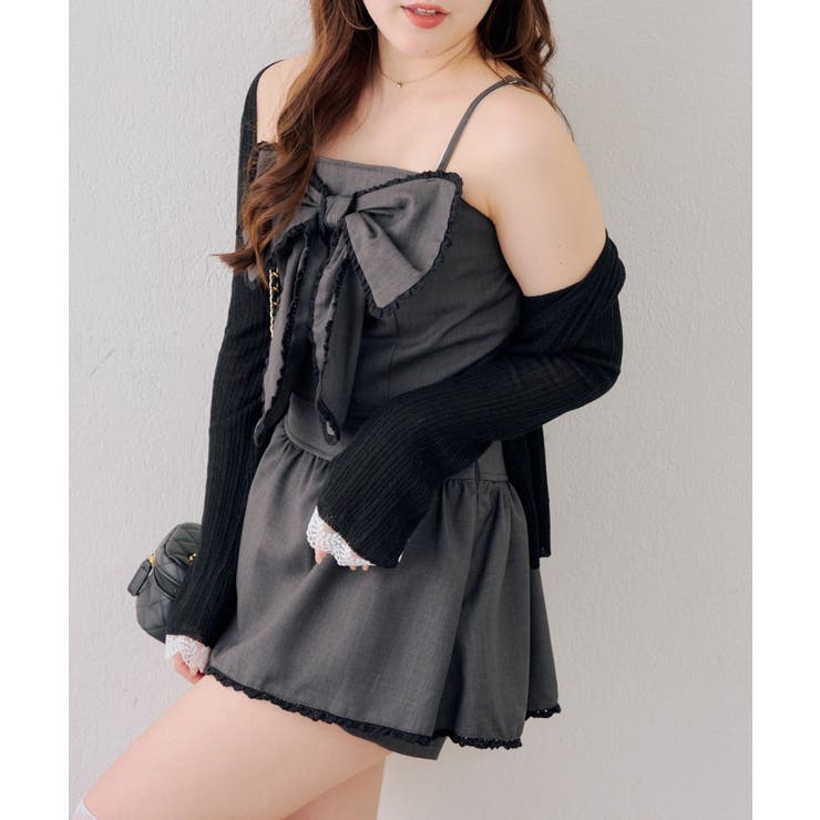 【セットアップ対応】ビッグリボンキャミ | RMAF　NICE CLAUP / OLIVE des OLIVE | 詳細画像5 