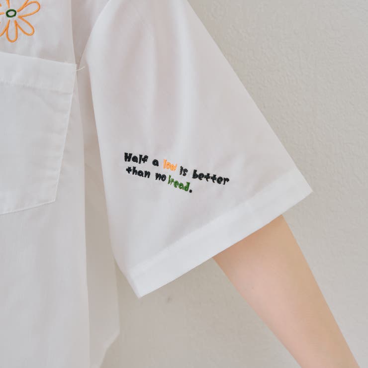 刺繍入りショート丈ブラウス | NICE CLAUP / OLIVE des OLIVE　OUTLET | 詳細画像22 