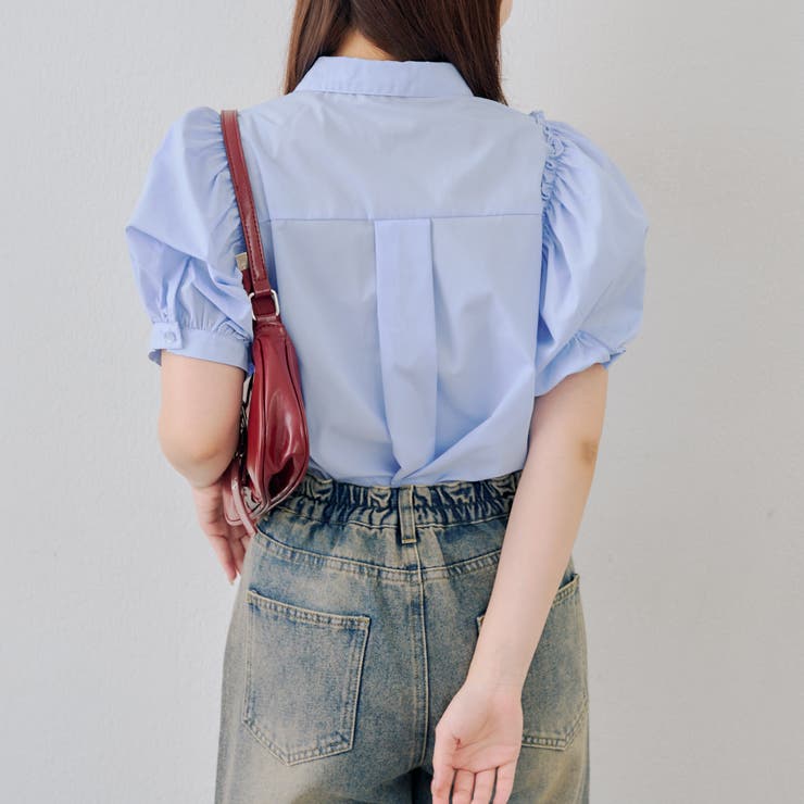 リボン刺繍ブラウス | NICE CLAUP / OLIVE des OLIVE　OUTLET | 詳細画像12 