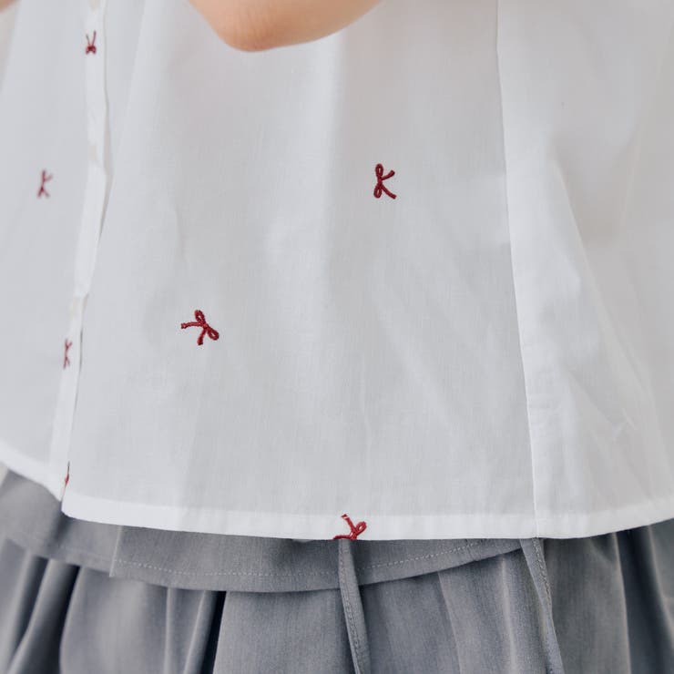 リボン刺繍ブラウス | NICE CLAUP / OLIVE des OLIVE　OUTLET | 詳細画像18 