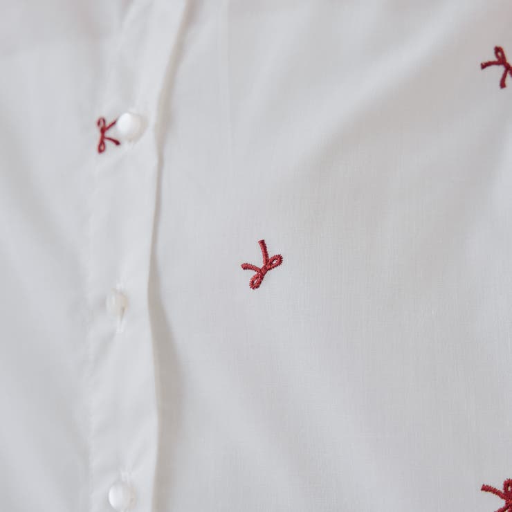 リボン刺繍ブラウス | NICE CLAUP / OLIVE des OLIVE　OUTLET | 詳細画像19 