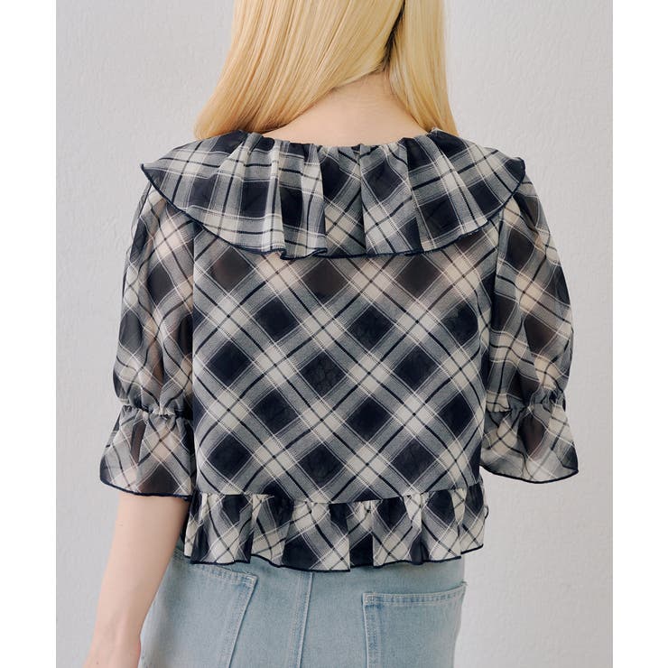 【セットアイテム】5分袖ラッフルブラウス&シャーリングキャミ | RMAF　NICE CLAUP / OLIVE des OLIVE | 詳細画像36 