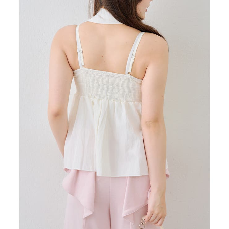 【WEB限定】チョーカー付フリルキャミ | NICE CLAUP / OLIVE des OLIVE　OUTLET | 詳細画像6 