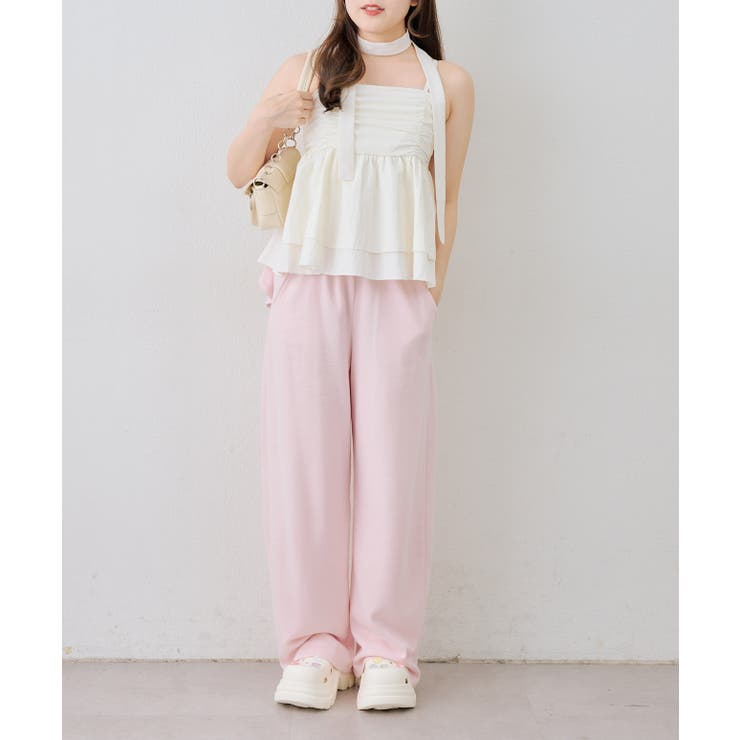 【WEB限定】チョーカー付フリルキャミ | NICE CLAUP / OLIVE des OLIVE　OUTLET | 詳細画像7 