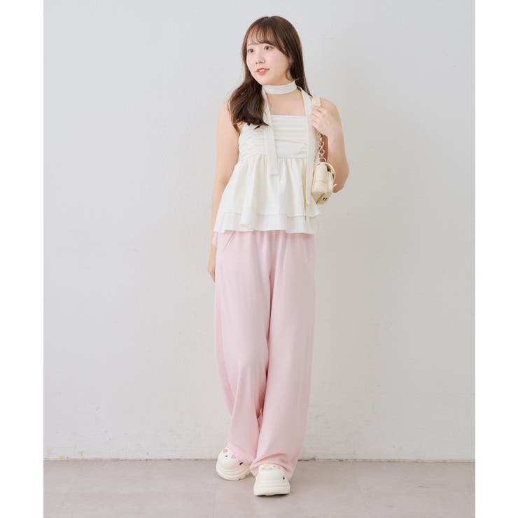 【WEB限定】チョーカー付フリルキャミ | NICE CLAUP / OLIVE des OLIVE　OUTLET | 詳細画像13 