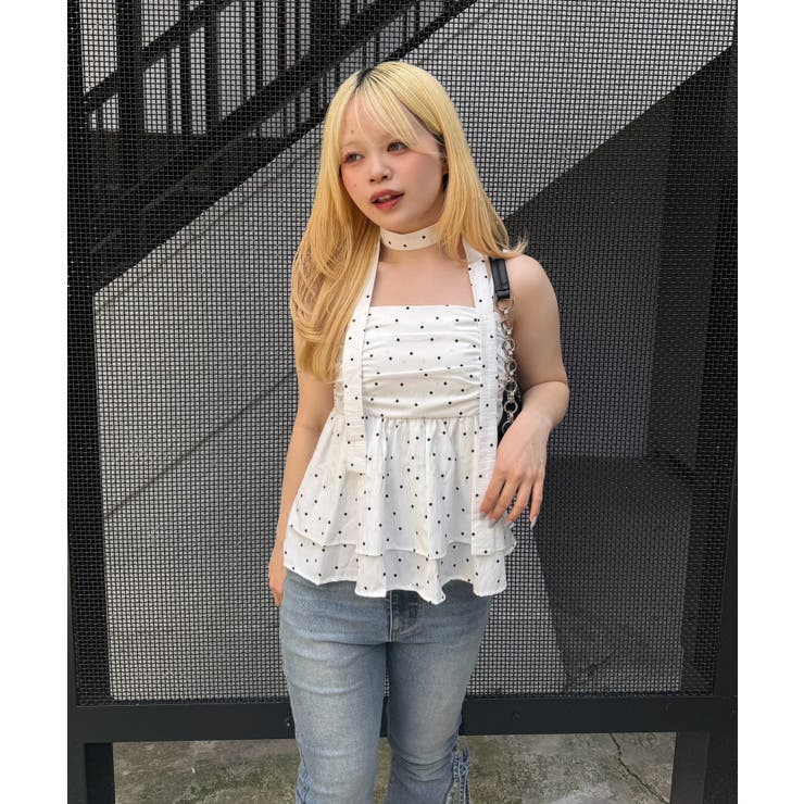 【WEB限定】チョーカー付フリルキャミ | NICE CLAUP / OLIVE des OLIVE　OUTLET | 詳細画像17 