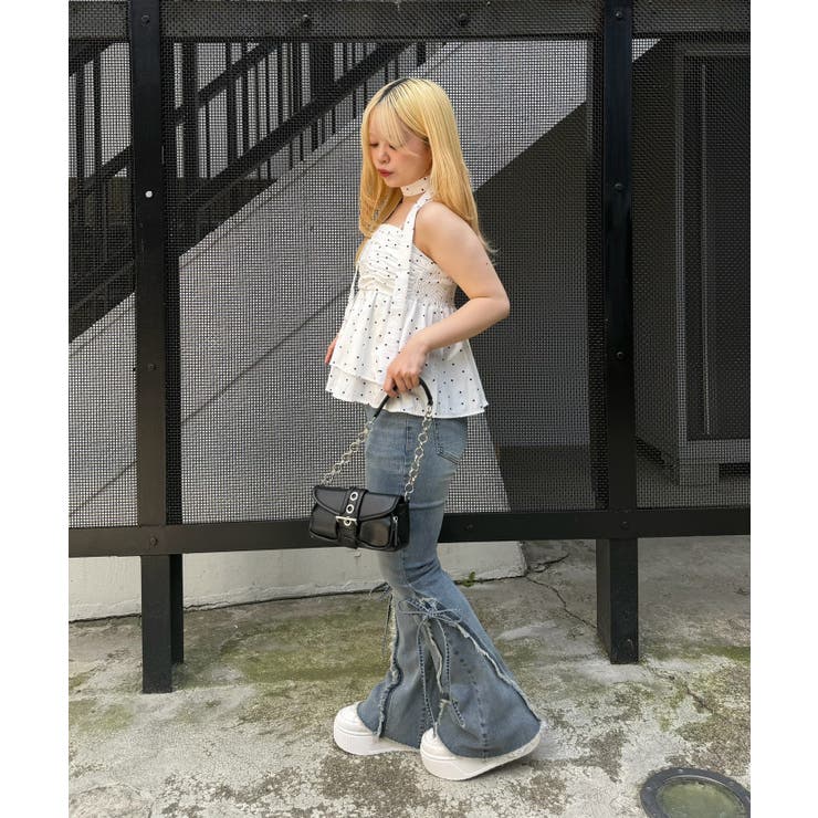 【WEB限定】チョーカー付フリルキャミ | NICE CLAUP / OLIVE des OLIVE　OUTLET | 詳細画像22 