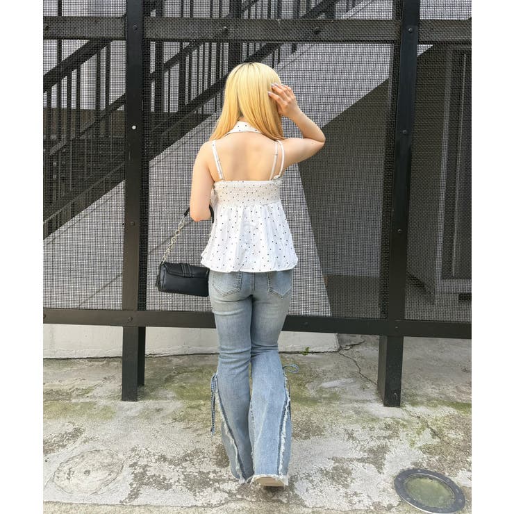 【WEB限定】チョーカー付フリルキャミ | NICE CLAUP / OLIVE des OLIVE　OUTLET | 詳細画像26 