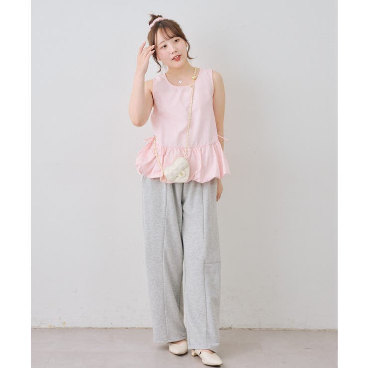 【WEB限定】シュシュ付切替チュニック | NICE CLAUP / OLIVE des OLIVE　OUTLET | 詳細画像10 