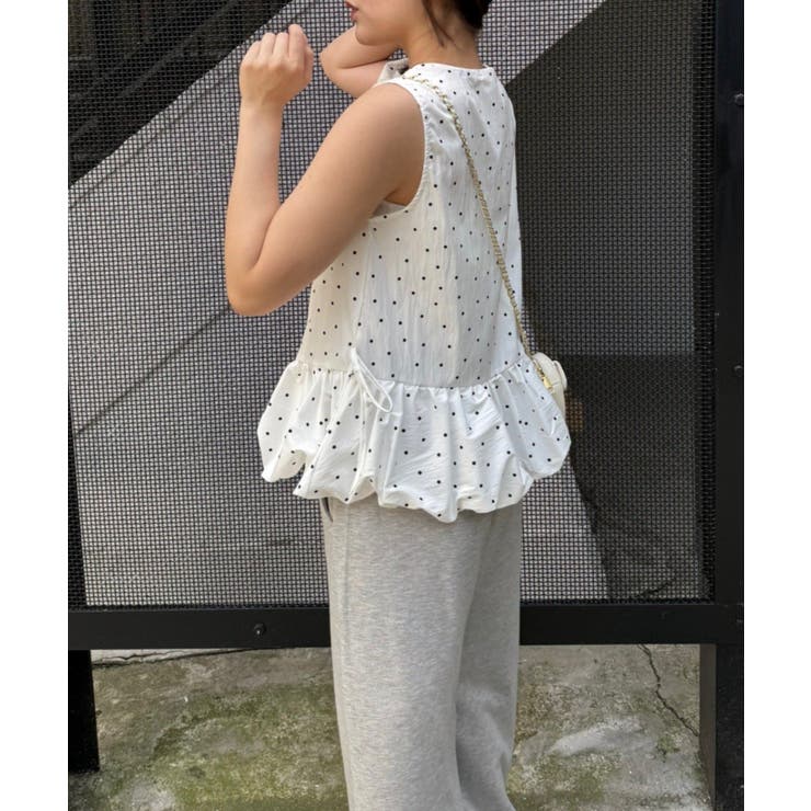 【WEB限定】シュシュ付切替チュニック | NICE CLAUP / OLIVE des OLIVE　OUTLET | 詳細画像16 