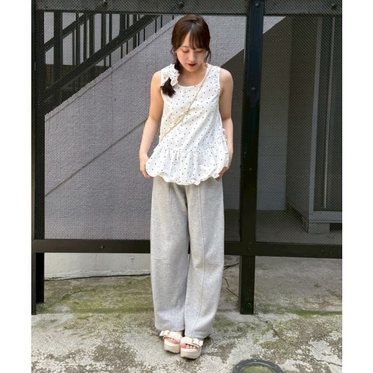 【WEB限定】シュシュ付切替チュニック | NICE CLAUP / OLIVE des OLIVE　OUTLET | 詳細画像18 