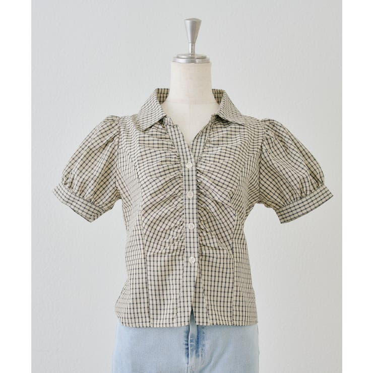 【5色展開】後ろレースアップギャザーブラウス | RMAF　NICE CLAUP / OLIVE des OLIVE | 詳細画像52 