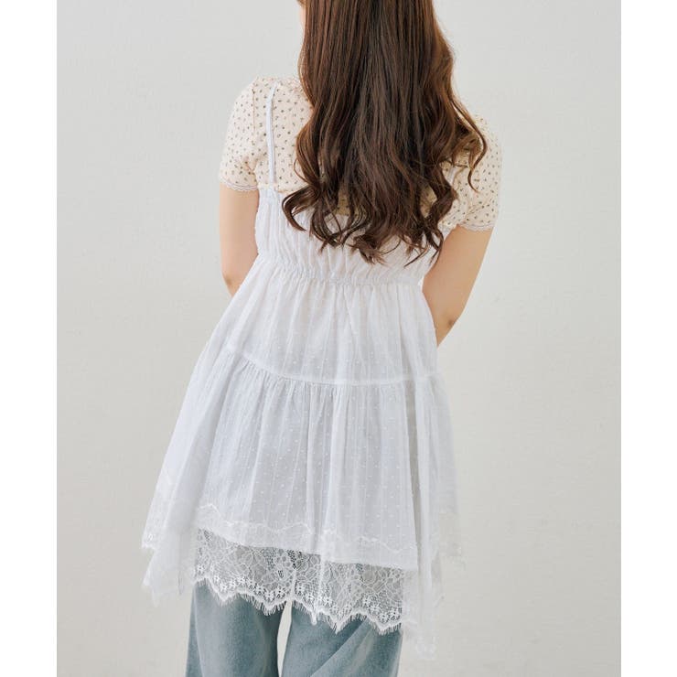 レース付アソートキャミチュニック | RMAF　NICE CLAUP / OLIVE des OLIVE | 詳細画像14 