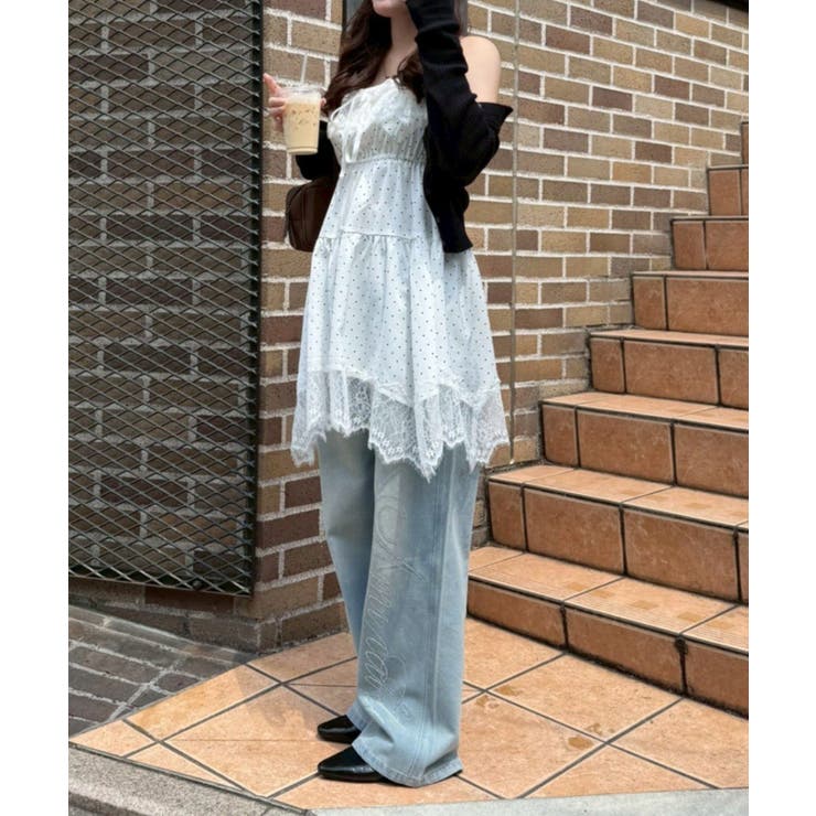 レース付アソートキャミチュニック | RMAF　NICE CLAUP / OLIVE des OLIVE | 詳細画像3 