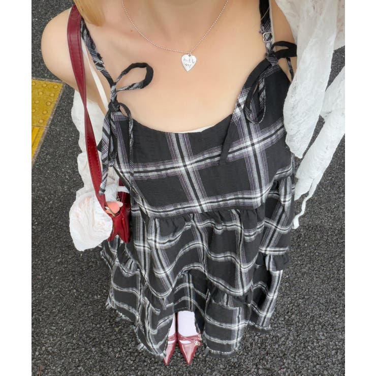【Web限定】キャミティアードチュニックワンピース | NICE CLAUP / OLIVE des OLIVE　OUTLET | 詳細画像12 